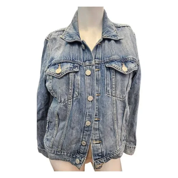 Lucky Brand Jean Jacket Women's Size Medium - Picture 6 of 12